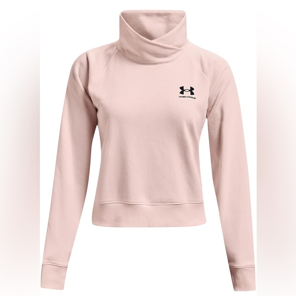 Under Armour Women's Rival Fleece Wrap Neck Pullover